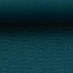 Baumwolle Webware Uni Heide Petrol