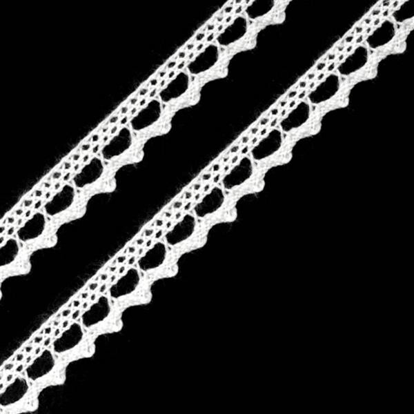 Klöppelspitze Risa 9mm  Weiss