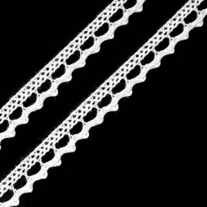 Klöppelspitze Risa 9mm  Weiss