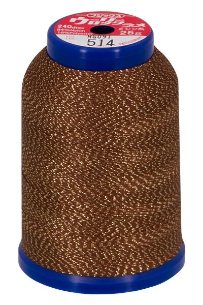 Metallic Bauschgarn Baby Lock 1000m Nr. 514 Gold Braun