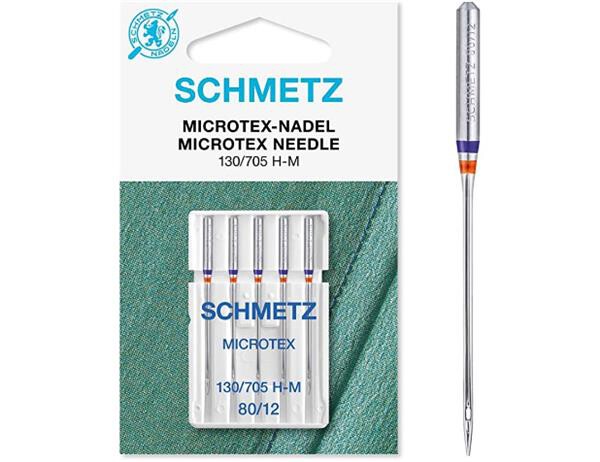 Nadeln Schmetz Microtex 80/12 130/705 H-M