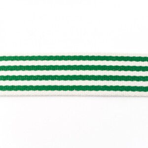 Gurtband 40mm Streifen  Grün