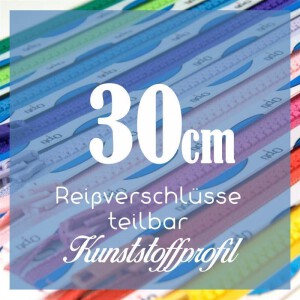 Opti RV 30cm Kunststoffprofil teilbar Schwarz