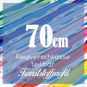 Opti RV 70cm Kunststoffprofil teilbar Schwarz