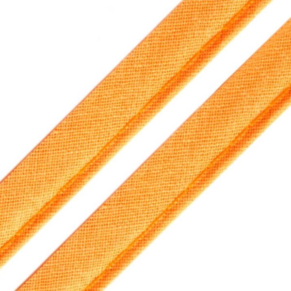 Paspelband Baumwolle 12mm Orange