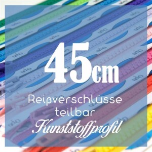 Opti RV 45cm Kunststoffprofil teilbar Dn.Blau