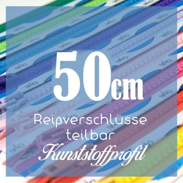 Opti RV 50cm Kunststoffprofil teilbar Naturweiss
