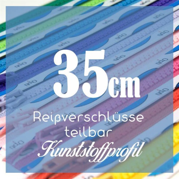 Opti RV 35cm Kunststoffprofil teilbar Naturweiss