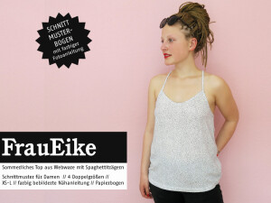 Papierschnittmuster Schnittreif Damen Frau Eike Top