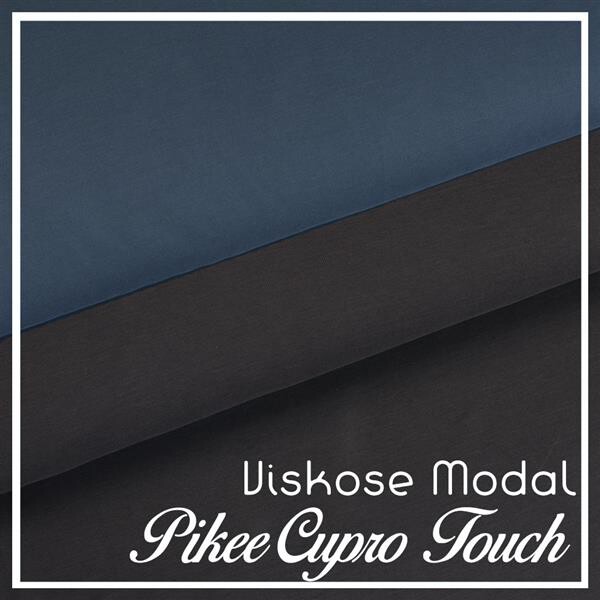 Viskose Modal Pikee Cupro Touch in versch. Farben