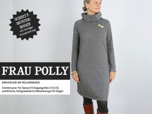 Papierschnittmuster Schnittreif Damen Frau Polly Sweatkleid