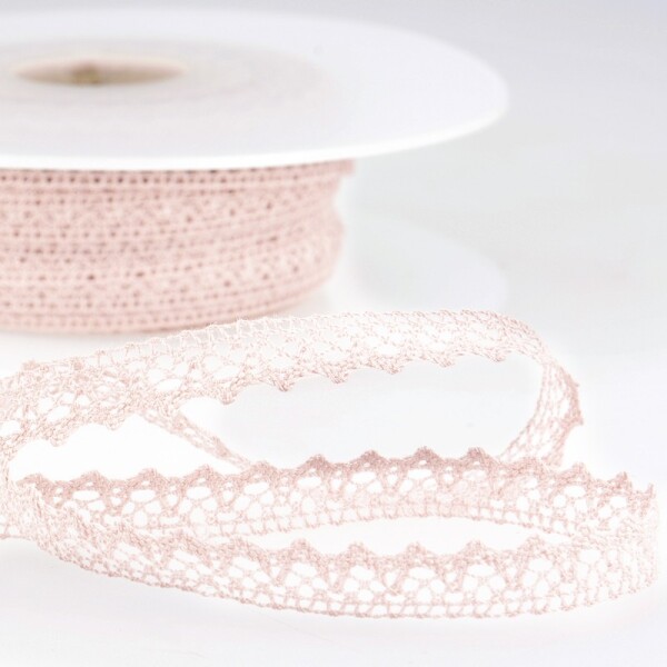 Klöppelspitze 8mm Mascha Rose