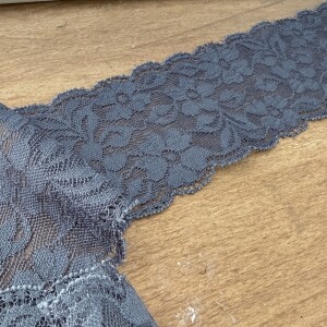 Elastische Spitze Lini Anthrazit 60mm