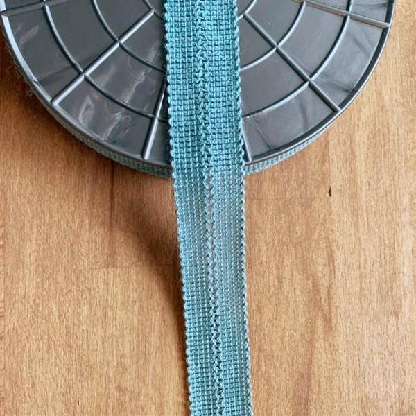 Tressenband schlicht 30mm Dusty Mint 021