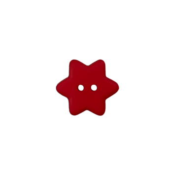 Union Knopf Sternchen Rot
