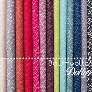 Baumwolle Dotty Terracotta