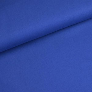 Baumwolle Uni Fete Blau