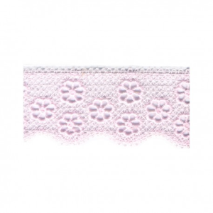 Spitze Gipürenspitze Stella 40mm Rose