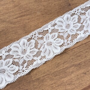 Spitze W&auml;schespitze 55mm Sienna Ecru