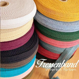Tressenband schlicht 30mm Pink