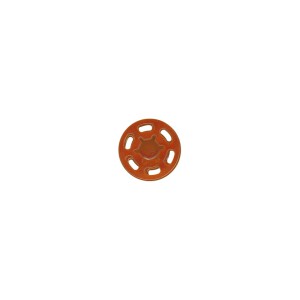 Knopf Druckknopf Kunststoff 21mm orange