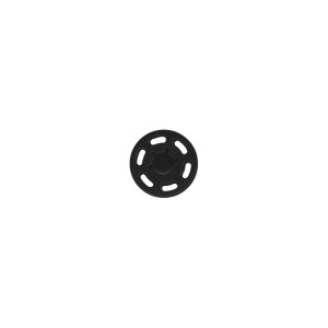 Knopf Druckknopf Kunststoff 21mm schwarz