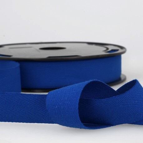 Köperband 25mm Blau