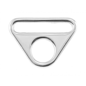 Durchzug O-Ring mit Steg 40mm silber