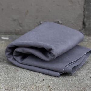 Canvas Heavy Washed,17 OZ Pewter