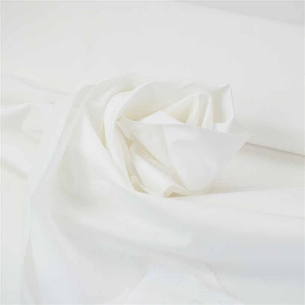 Voile Baumwolle Uni Silky Touch Off White