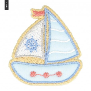 Applikation Aufnäher Patch Maritim Segelboot