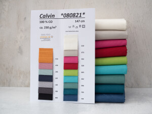 Canvas Calvin Uni Türkis