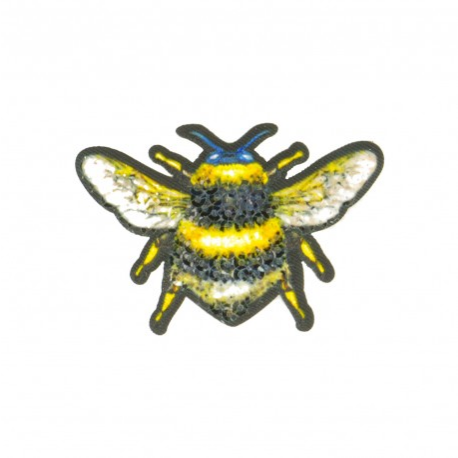 Applikation Aufnäer Aufbügler Biene