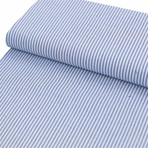 Baumwolle Yarn Dyed Stripe Sky