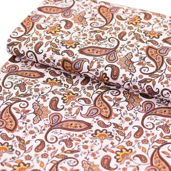 Baumwolle Voile Paisley Old Pink