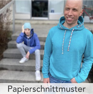 93 Papierschnittmuster Freuleins Hoodie for Two