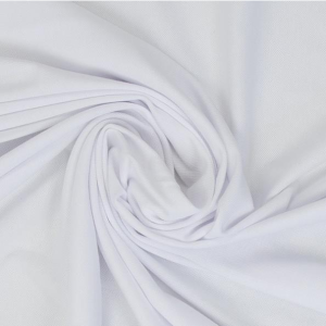 Baumwoll Jersey Piqué Istanbul Weiß