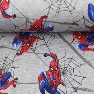 Sweat Terry Spider Man auf Grau meliert