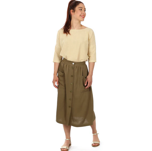 Papierschnittmuster Schnittreif Damen Frau Fiona Rock