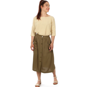 Papierschnittmuster Schnittreif Damen Frau Fiona Rock