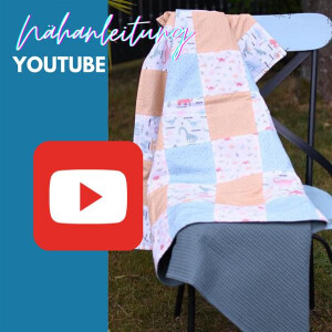 Nähvideoanleitung Babydecke Patchwork