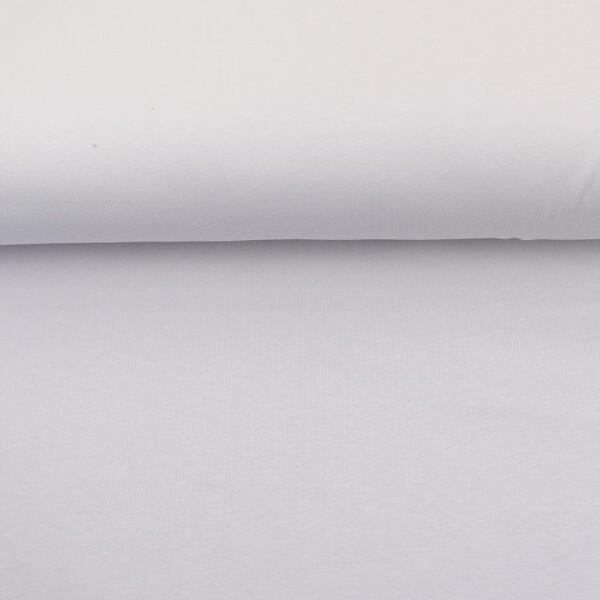 Baumwoll Leinen Jersey Weiß T-Shirt Stoff