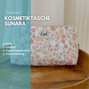 Nähpaket Sunara Blüten Beige