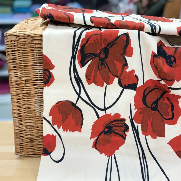 Hilco Crepe Viskose Sofia Mohn Beige