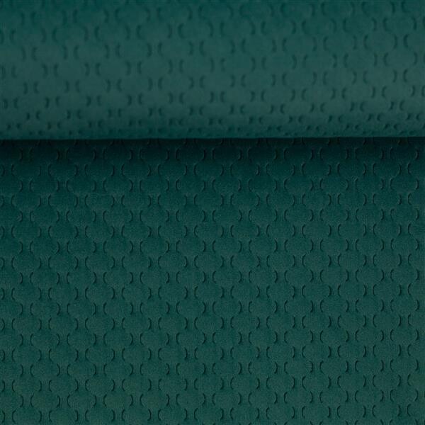 Dekostoff Samt Caracas Petrol