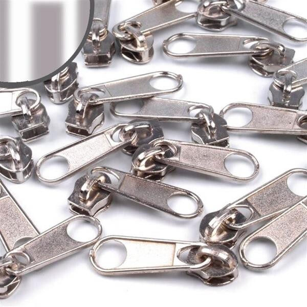 Schieber für endlos Reissverschlüsse 3mm Silber