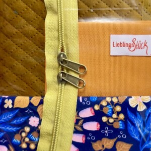 Nähpaket Dina Ocker Blau