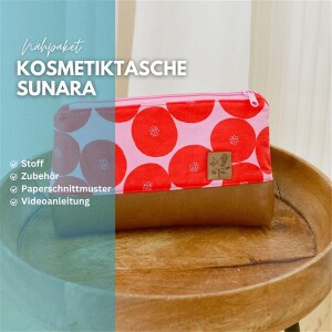 Nähpaket Sunara Rot Rosa Velvet
