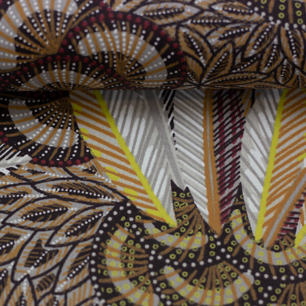 Leona-beschichtet Ethno Blüten