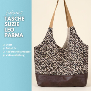 Nähpaket Suzie Wendetasche Leo Parma